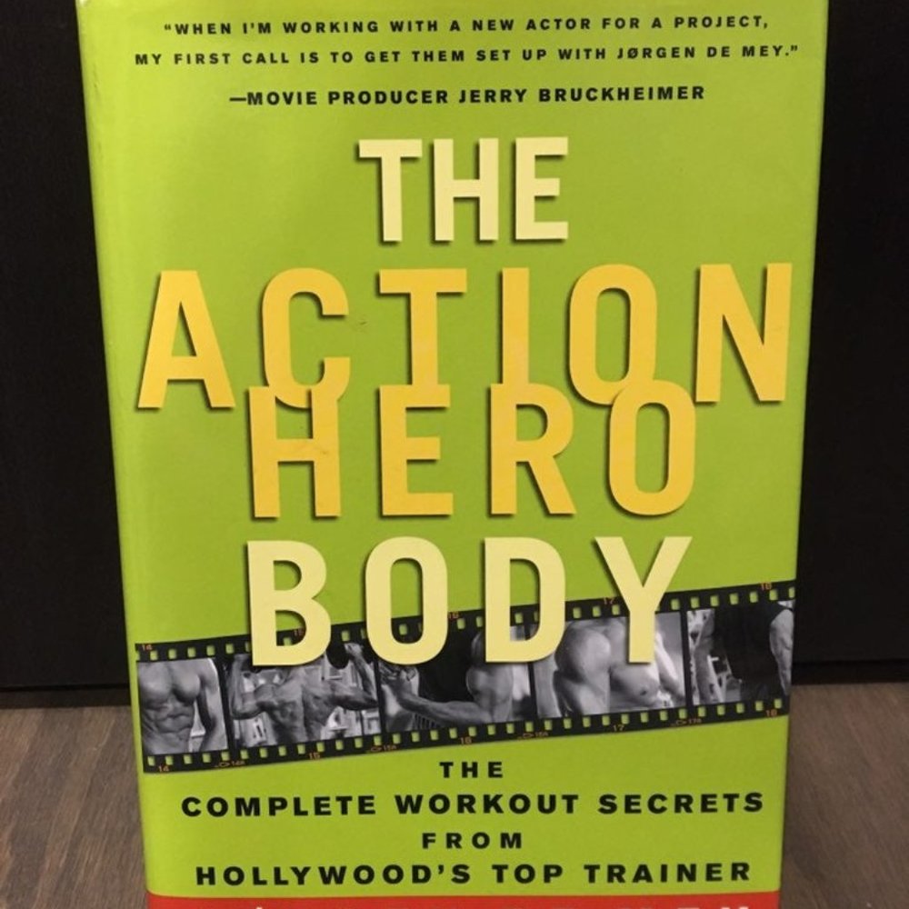 The Action Hero Body Hardcover Book Jorgen de Mey Fitness Men's Health